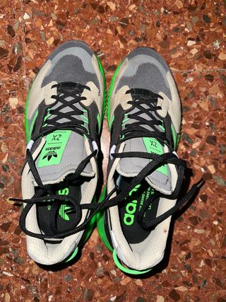 Adidas ZX Gris y Verde