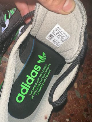 Adidas ZX Gris y Verde