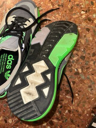Adidas ZX Gris y Verde