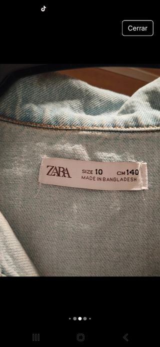Lote ropa niña Zara Talla 10 (140cm)