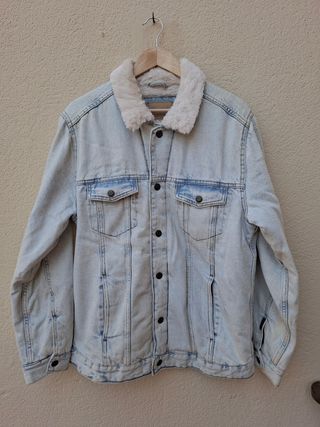 Chaqueta vaquera Pull and Bear borreguito S