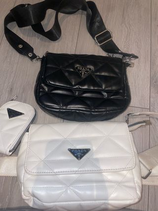 Bolso Prada Negro y Blanco