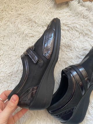 Zapatos cuero autentico talla 36 Corte inglés