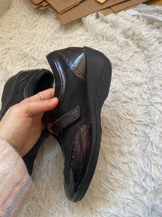 Zapatos cuero autentico talla 36 Corte inglés