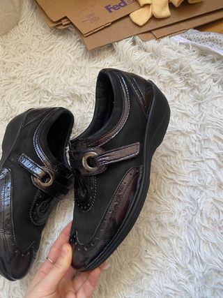 Zapatos cuero autentico talla 36 Corte inglés