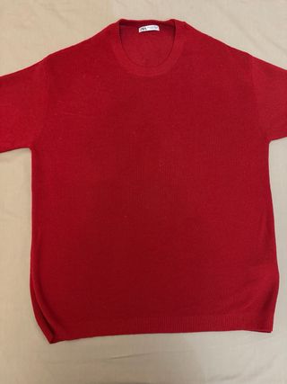 Camiseta Zara Roja Chico