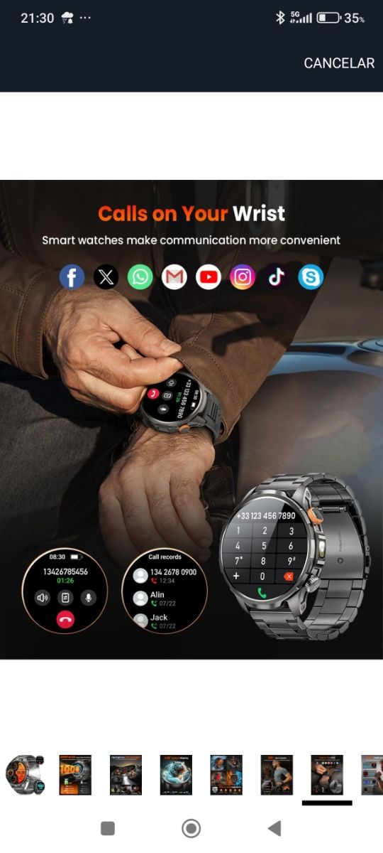 Reloj Smartwatch amoled Nuevo a Estrenar