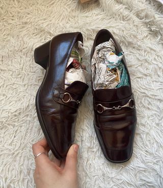 Zapatos cuero autentico talla 36 Corte inglés