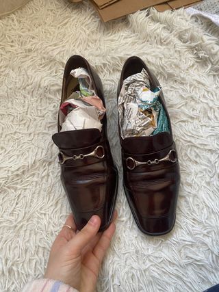 Zapatos cuero autentico talla 36 Corte inglés