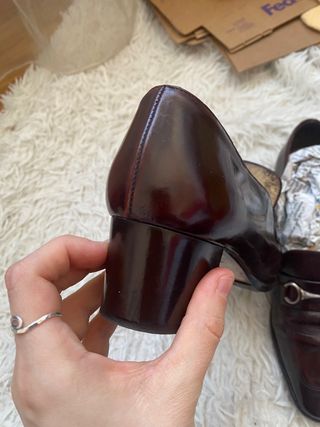 Zapatos cuero autentico talla 36 Corte inglés