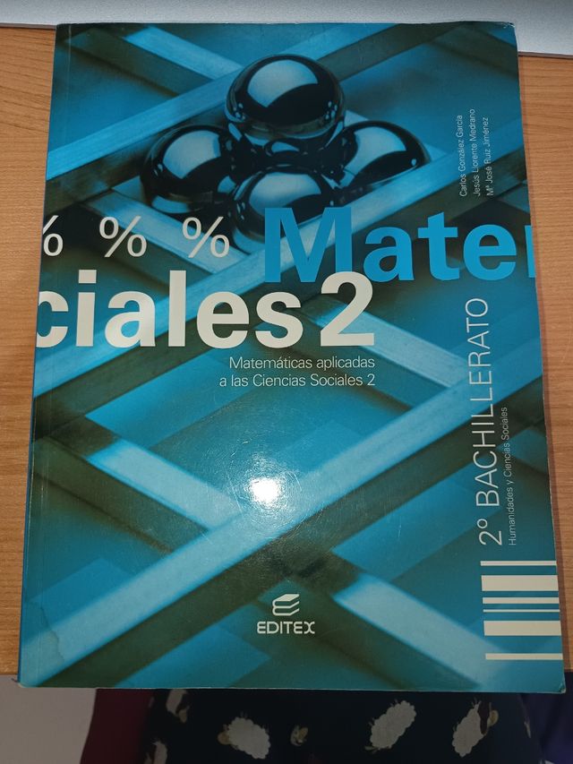 Libro matemáticas aplicadas a ciencias sociales 2.