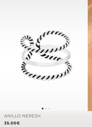 Anillo triple plata ley San Saru