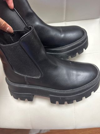 Botines negros plataforma talla 36