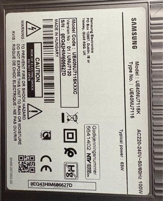 Smart TV Samsung 40 Negro