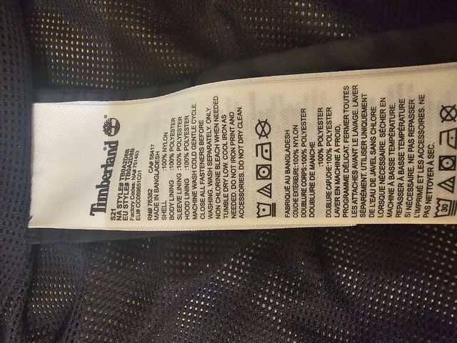 Giubbotto Timberland Marrone Cappuccio Uomo