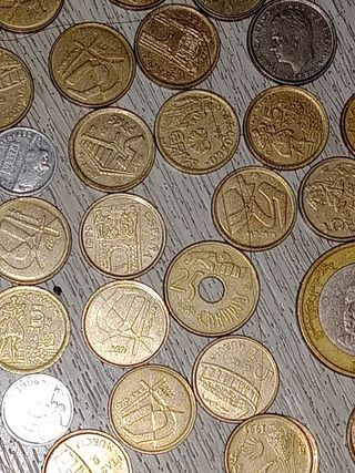 Monedas antiguas variadas