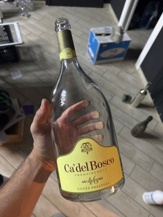 Bottiglia Ca' del Bosco Franciacorta vuota magnum