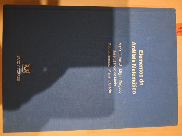 ELEMENTOS DE ANALISIS MATEMATICO