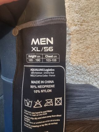 Traje de buceo Aqualung Dynaflex 7mm XL