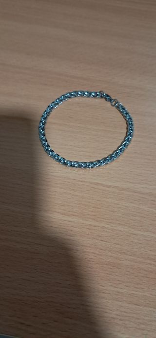 Pulsera Acero Inoxidable Plateada.