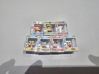 Lote 7 Figuras Bitty Pop Disney y Pixar