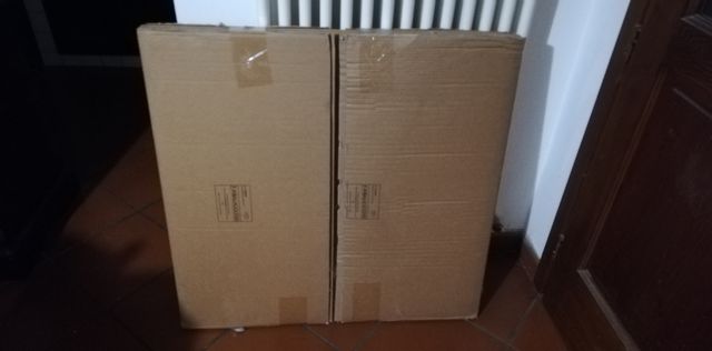 5 pz scatole per imballaggio doppia onda 80x80x80