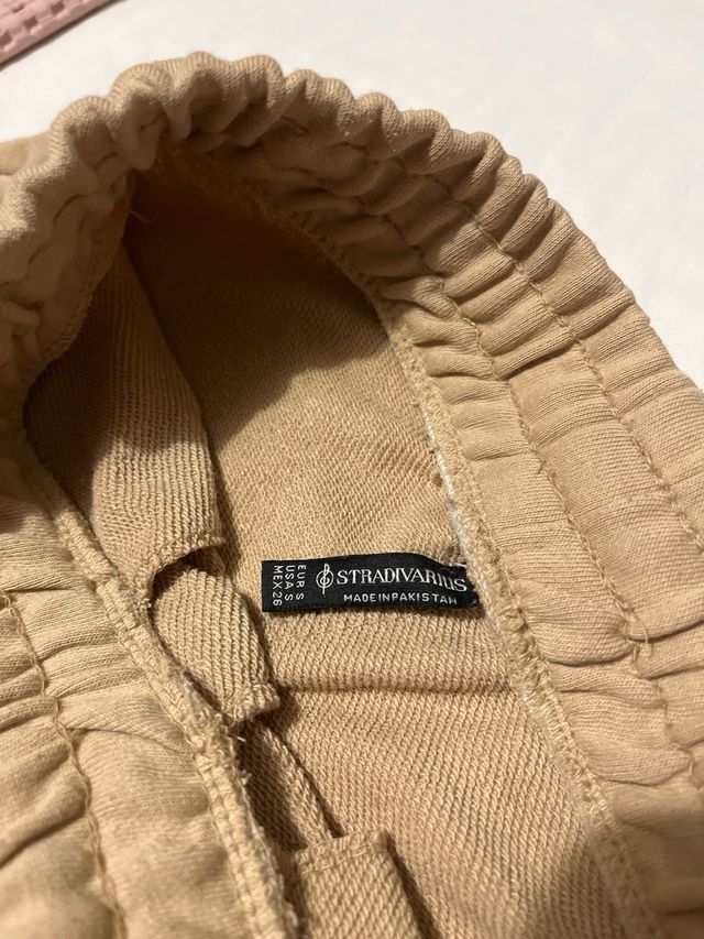 Pantalón de chándal beige