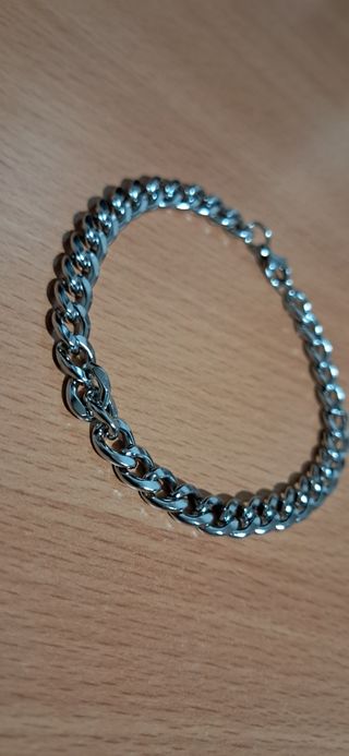 Pulsera Acero Inoxidable Plateada