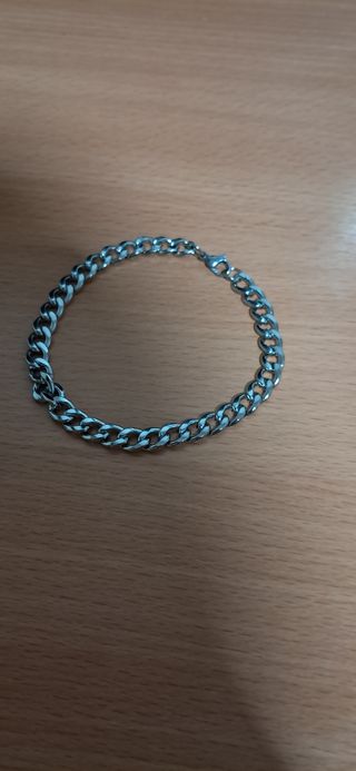 Pulsera Acero Inoxidable Plateada