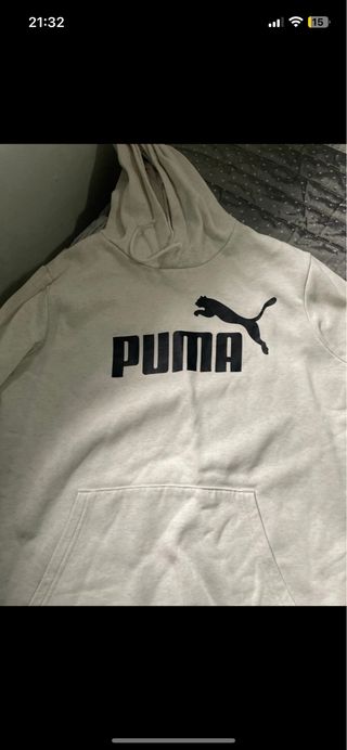 Sudadera Puma Beige