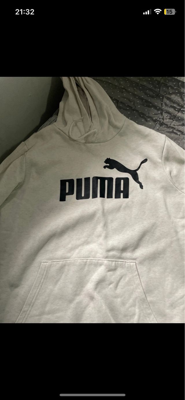 Sudadera Puma Beige