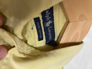 Camisa Polo Ralph Lauren amarilla