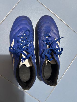 Botas de fútbol azules 36,5