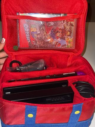 Nintendo Switch - Estuche de Viaje Rojo y Azul