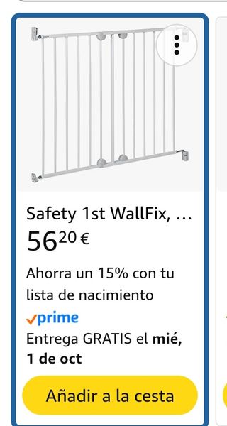 Barrera de seguridad Safety 1st Metal a estrenar