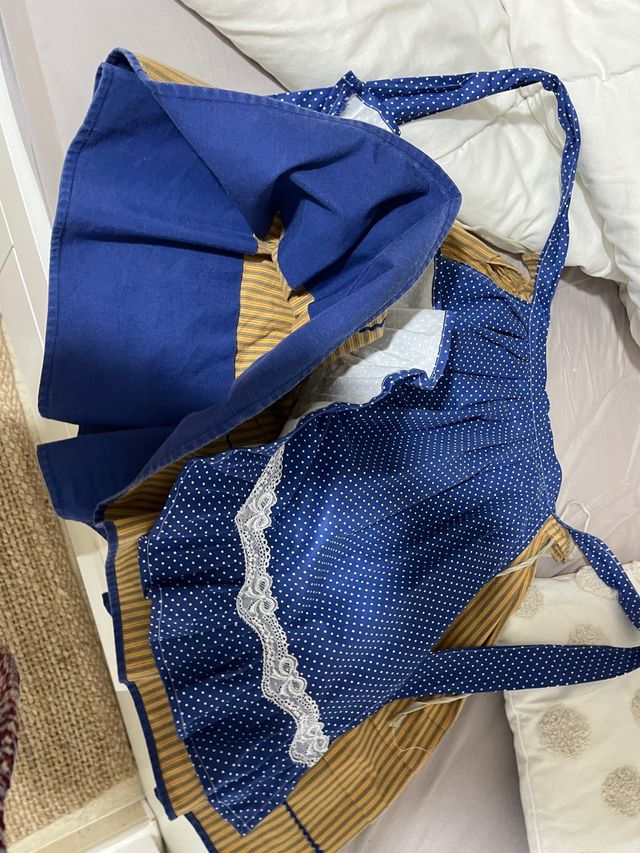 Falda y delantal baturra niña 4-7 años