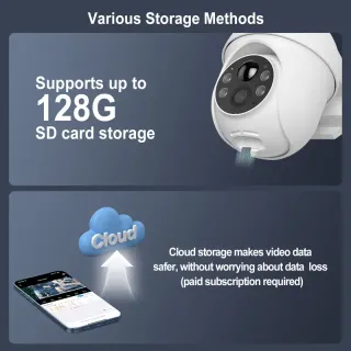 2 Cámaras WiFi ARCCCTV 4MP Batería Solar