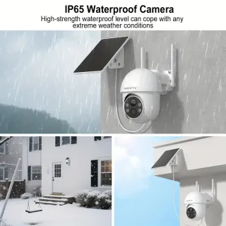 2 Cámaras WiFi ARCCCTV 4MP Batería Solar