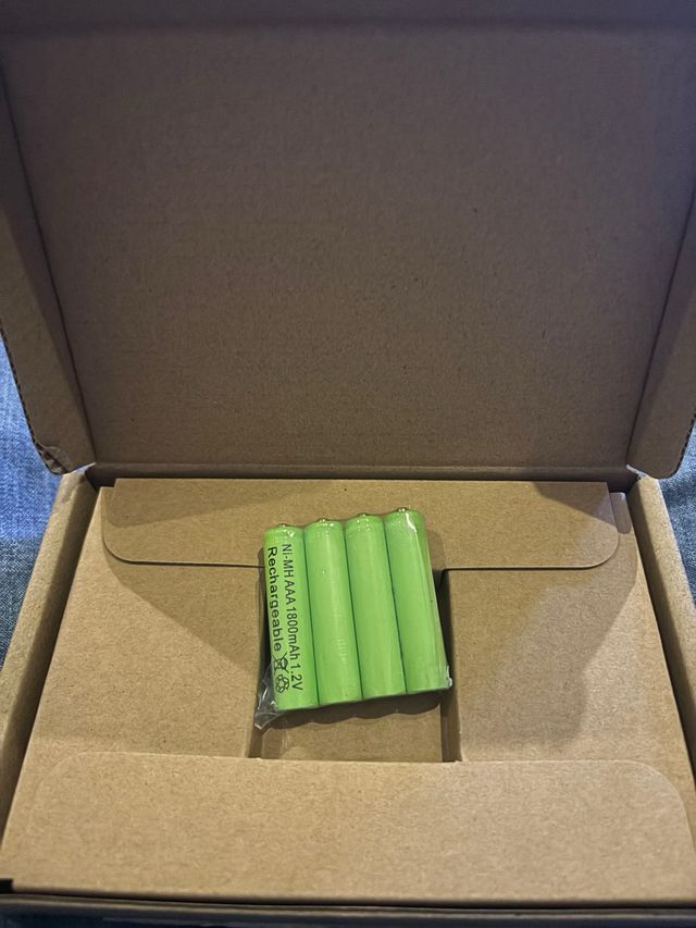 4 Pilas AAA Recargables Ni-MH 1800mAh 1.2V