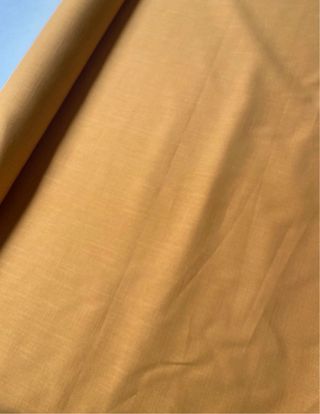 Tessuto Cotone Lino Giallo