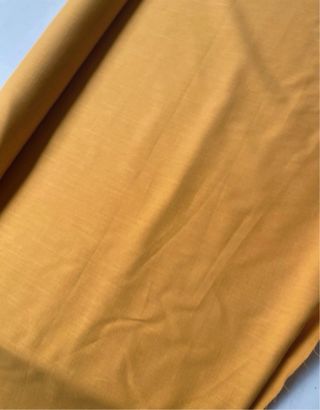 Tessuto Cotone Lino Giallo