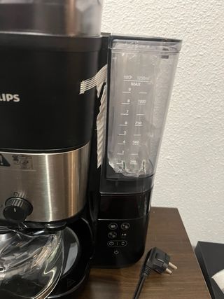 Cafetera Philips Negra de Grano