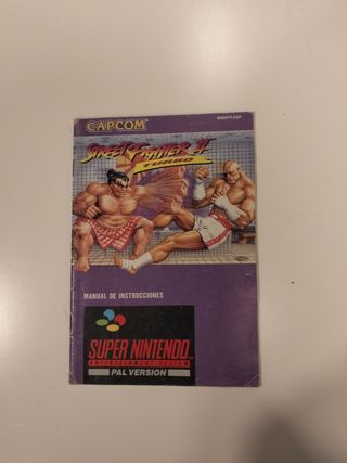 Manual Street Fighter II Turbo Super Nintendo PAL