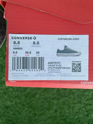 Converse Chuck Taylor All Star Verde Oliva.