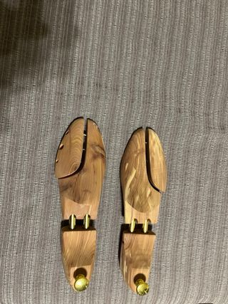 2pares de Hormas Madera Cedro 4 unidades 