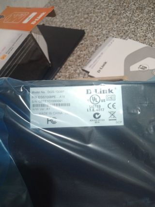 Switch D-Link DGS1008-P 8 Puertos Gigabit PoE