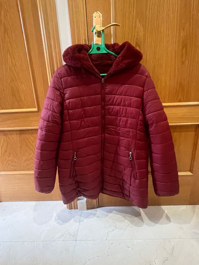 Abrigo reversible mujer acolchado