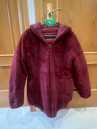 Abrigo reversible mujer acolchado