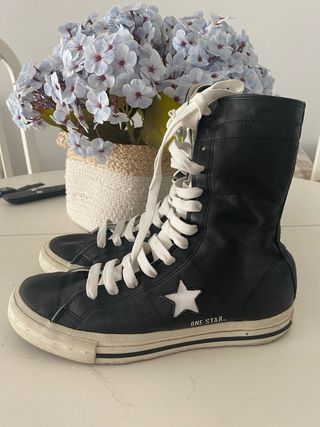 Botas Converse Piel Negras