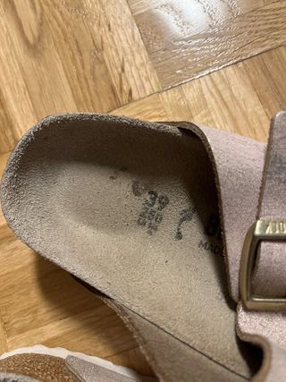 Sandalias Birkenstock Talla 39 Rosa Dorado